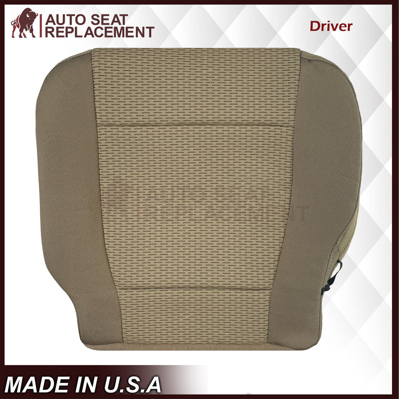 2017-2021 Ford F150 XLT TAN Cloth Seat Cover - Auto Seat Replacement