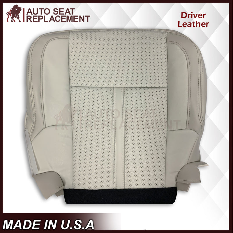2009 - 2012 Lincoln MKS Replacement Seat Covers in Tan: Choose Genuine Leather or Vinyl - Auto Seat Replacement
