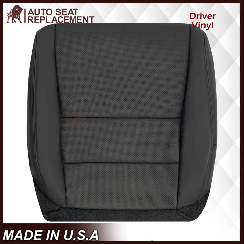 2005 - 2008 Acura TL Driver Or Passenger Seat Covers In Black: Choose Leather OR Synthetic Leather