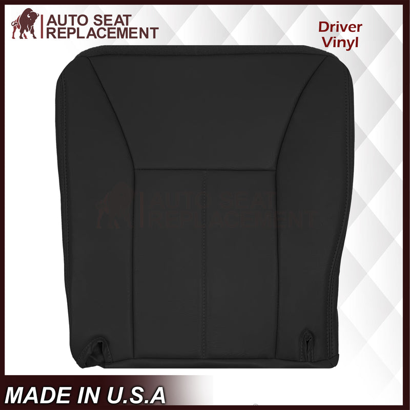 1998 1999 2000 2001 2002 Dodge Ram 1500 Base Work Truck SINGLE CAB Seat Cover in Agate Very Dark Gray Vinyl - Auto Seat Replacement