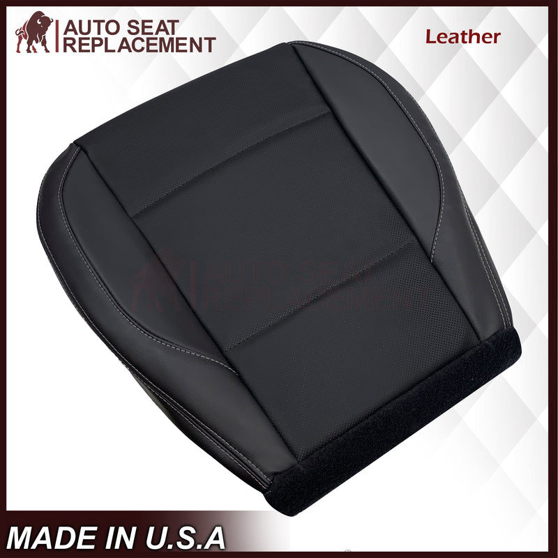 2015 - 2019 Subaru Outback LIMITED Front Bottom Replacement Seat Covers In Black - Auto Seat Replacement