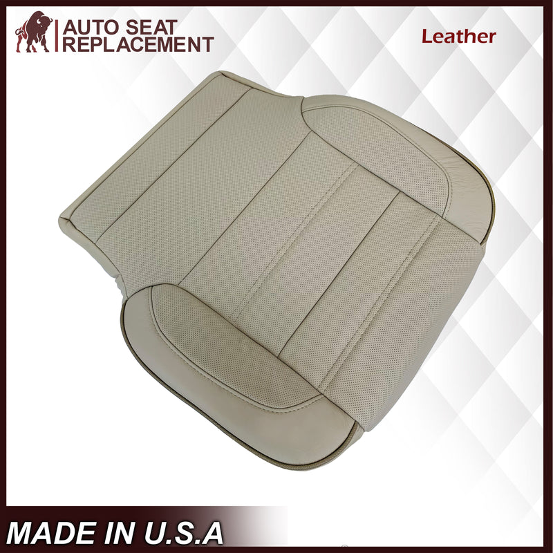 2014 2015 2016 2017 2018 2019 GMC Yukon Denali Perforated Leather Seat Cover Replacement In Shale Tan: Choose from variant - Auto Seat Replacement