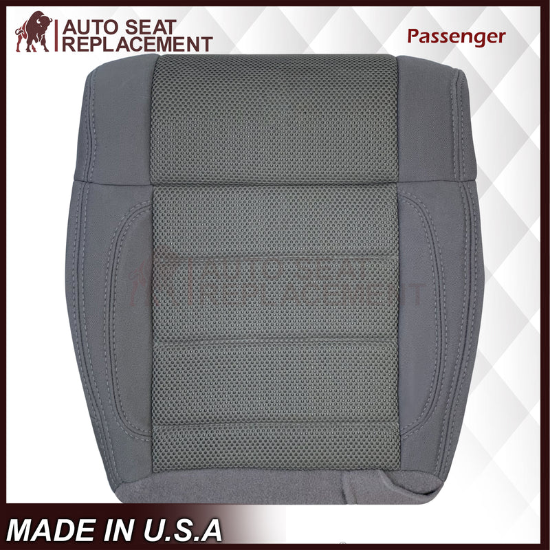 2007 Jeep Wrangler Unlimited Sport Replacement Bottom Cloth Seat Cover Gray - Auto Seat Replacement