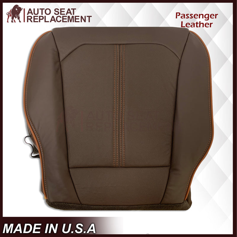 2017 - 2023 Ford F250 F350 King Ranch Leather Bottom Seat Cover In King Ranch - Auto Seat Replacement