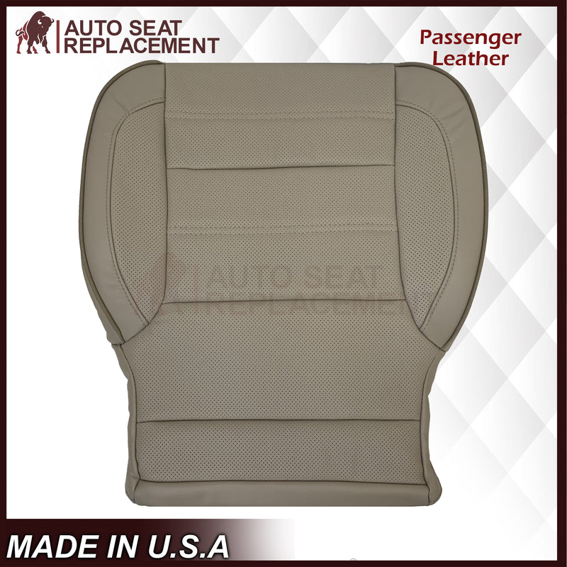 2014 2015 2016 2017 2018 2019 GMC Yukon Denali Perforated Leather Seat Cover Replacement In Shale Tan: Choose from variant - Auto Seat Replacement