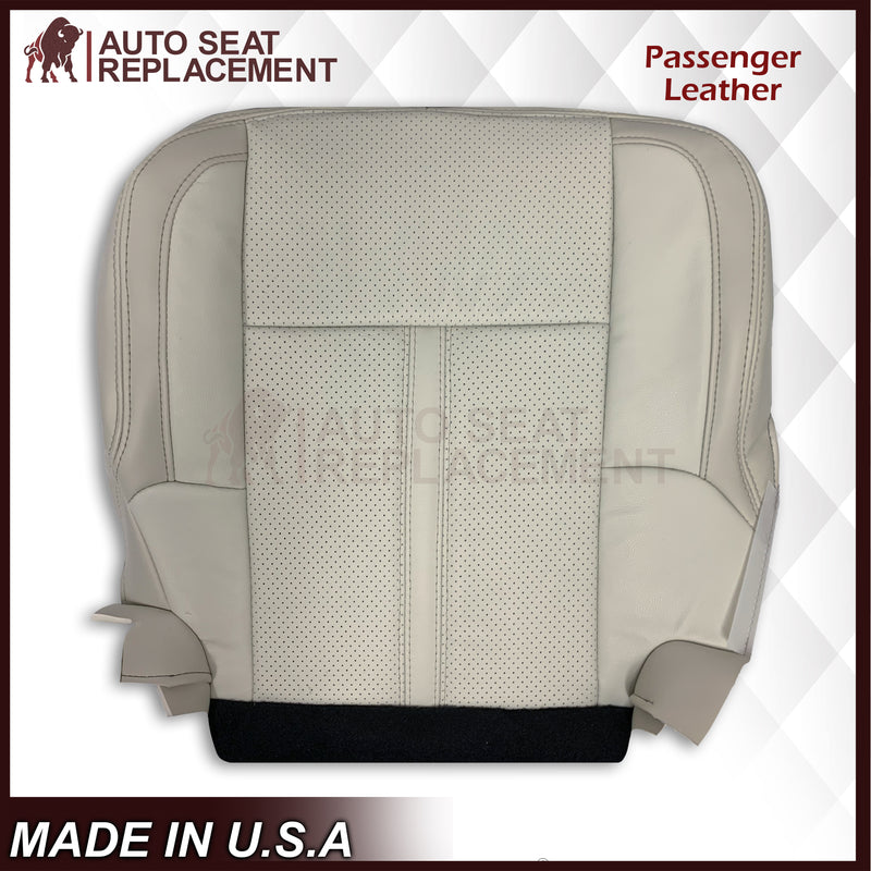 2009 - 2012 Lincoln MKS Replacement Seat Covers in Tan: Choose Genuine Leather or Vinyl - Auto Seat Replacement