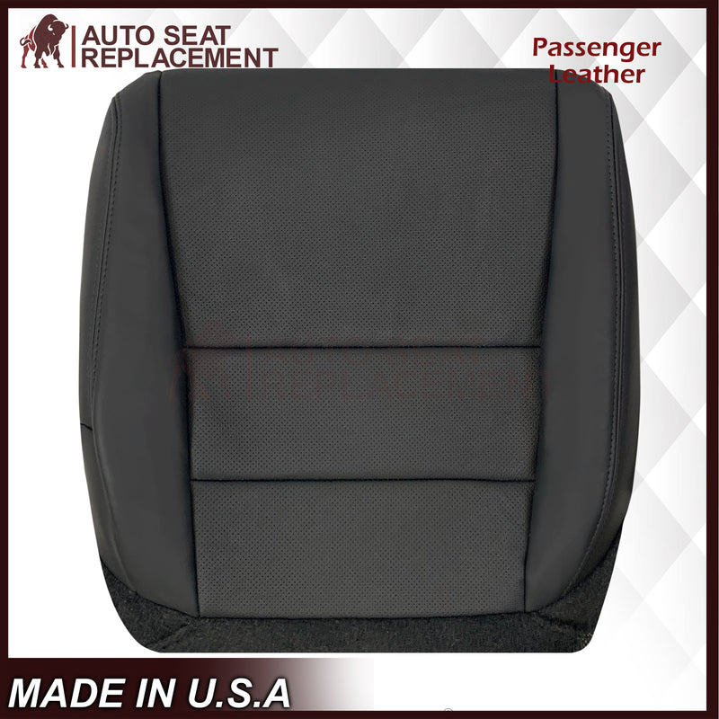 2005 - 2008 Acura TL Driver Or Passenger Seat Covers In Black: Choose Leather OR Synthetic Leather