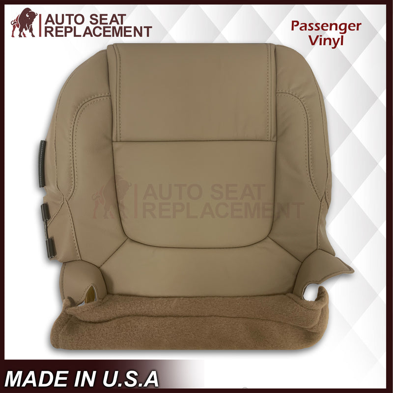 2011 - 2015 Ford Explorer Replacement Leather Bottom Seat Covers In Tan: Choose Leather OR Vinyl - Auto Seat Replacement