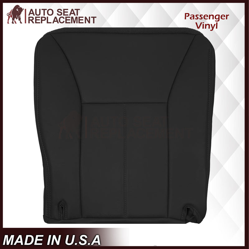 1998 1999 2000 2001 2002 Dodge Ram 1500 Base Work Truck SINGLE CAB Seat Cover in Agate Very Dark Gray Vinyl - Auto Seat Replacement