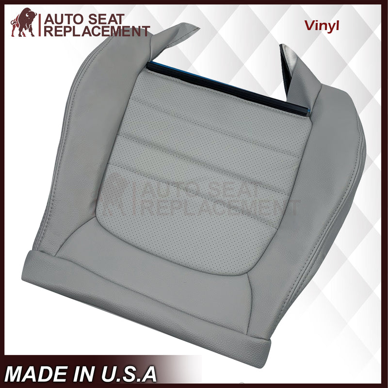 2015 - 2021 Mercedes Benz C250 C300 C350 Coupe Bottom Synthetic Leather Replacement Seat Cover In Gray - Auto Seat Replacement