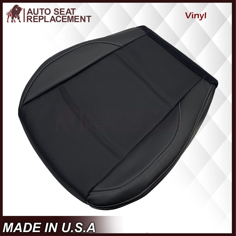 2015 - 2019 Subaru Outback LIMITED Front Bottom Replacement Seat Covers In Black - Auto Seat Replacement