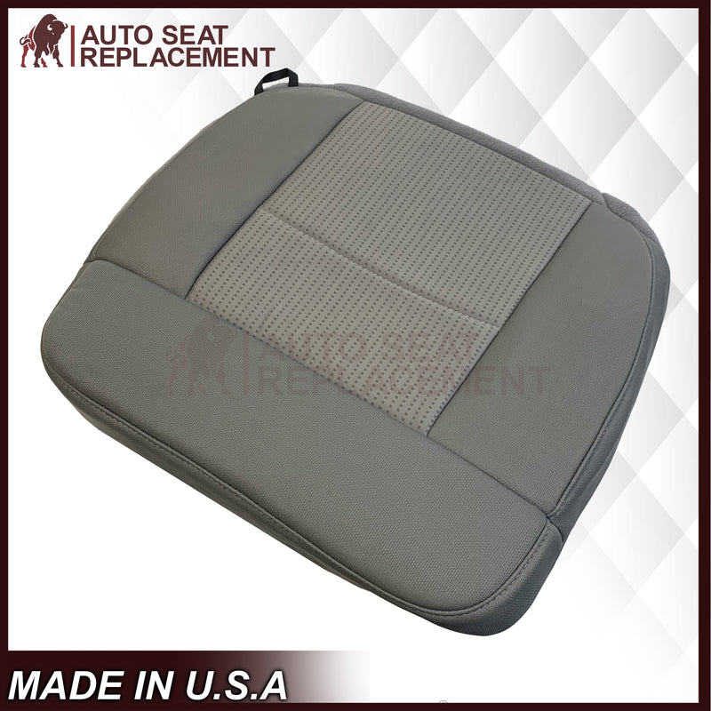 2007 2008 Ford F-150 XLT Replacement Driver OR Passenger Seat Cover in Gray Fabric - Auto Seat Replacement