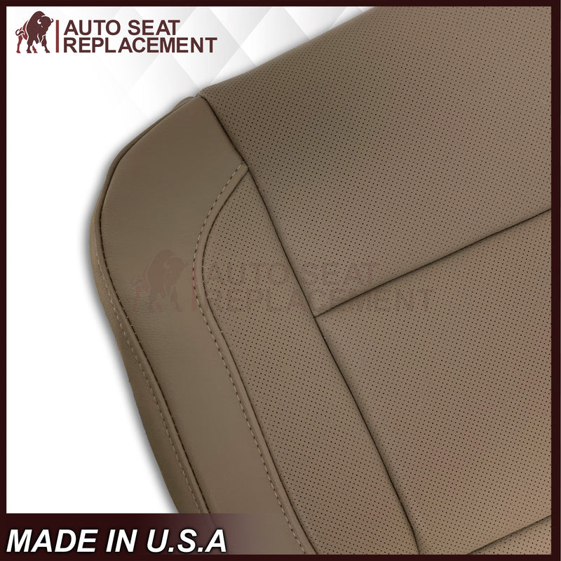 2014 - 2019 Chevy Silverado/GMC Yukon/ Tahoe/ Suburban Perforated Replacement Seat Covers in Tan - Auto Seat Replacement