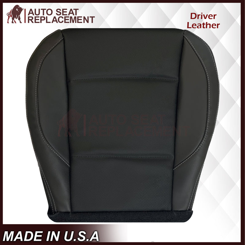 2018 - 2019 Subaru Outback LIMITED Front Bottom Replacement Seat Covers In Black - Auto Seat Replacement