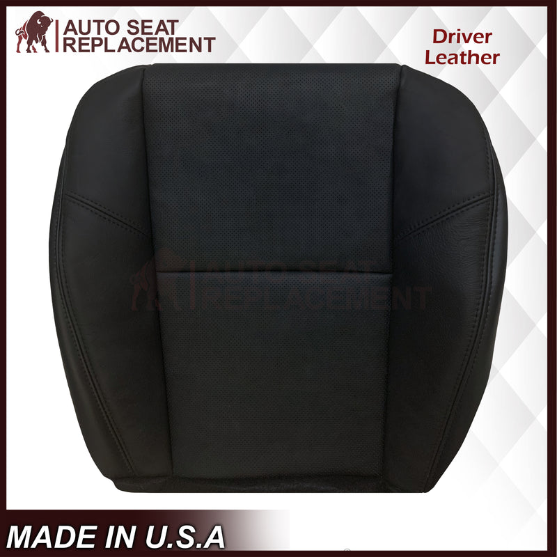 2007-2014 Cadillac Escalade Perforated Genuine Leather or Synthetic Leather Seat Cover in Black: Choose From Variation - Auto Seat Replacement