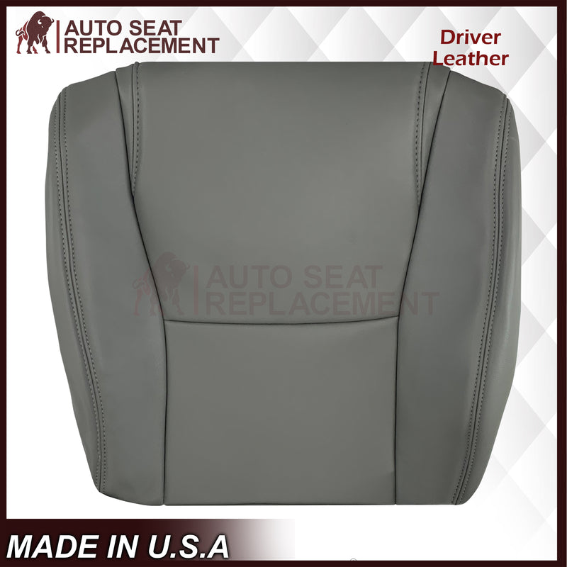 2007 - 2013 Toyota Sequoia SR5 Driver OR Passenger Side Top and Bottom Replacement Seat Covers In Gray: Choose your material - Auto Seat Replacement