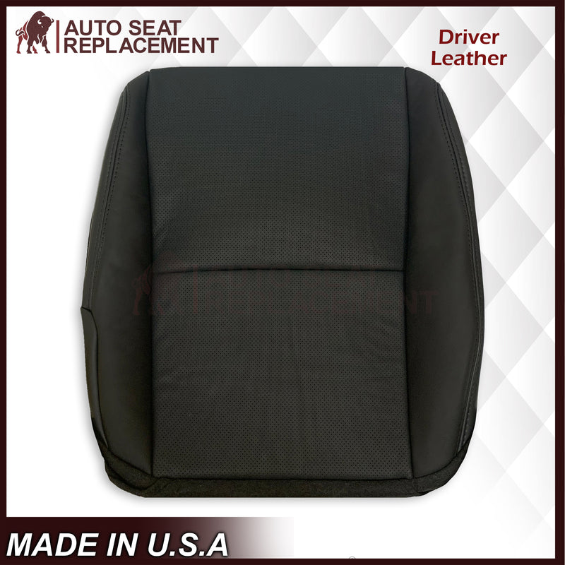 2004 Acura TL Driver Or Passenger Side Bottom Seat Cover in Black: Leather or Vinyl - Auto Seat Replacement