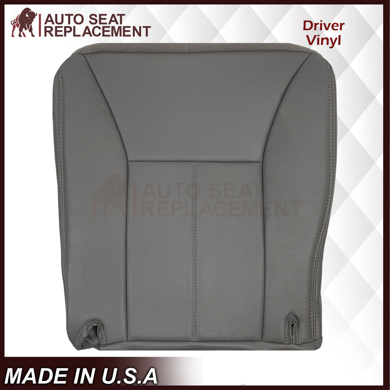1998 1999 2000 2001 2002 Dodge Ram 1500 Base Work Truck SINGLE CAB Seat Cover in Mist Gray Vinyl - Auto Seat Replacement
