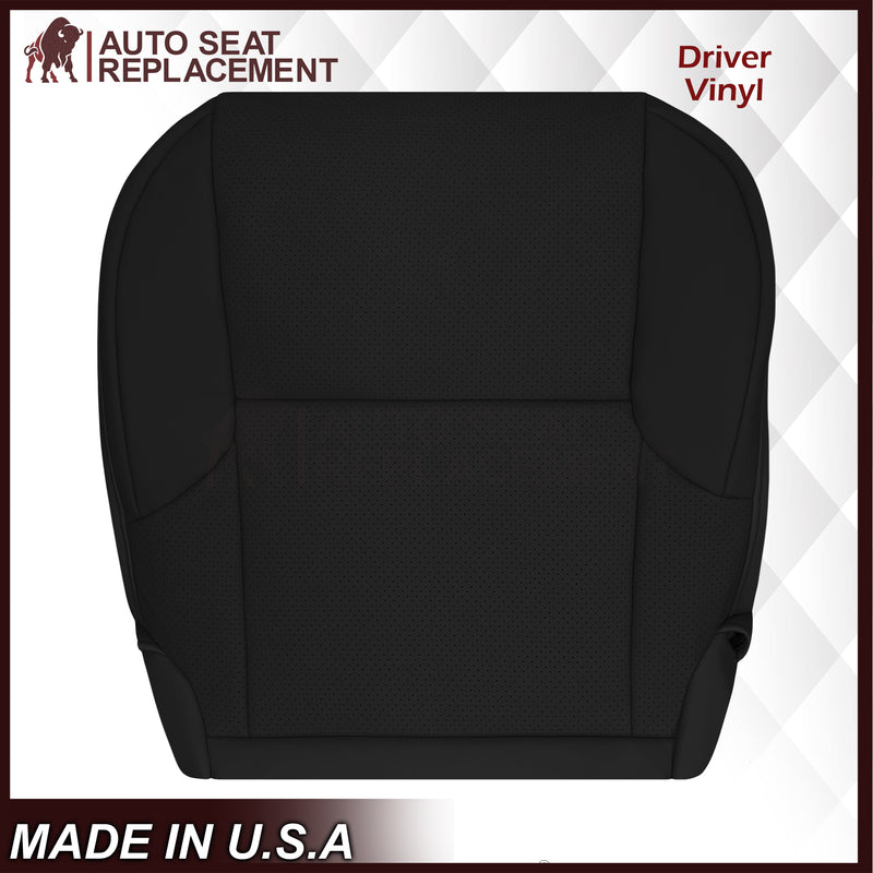 2010-2013 Lexus GX460 Replacement Perforated Synthetic Leather Seat Cover In Black