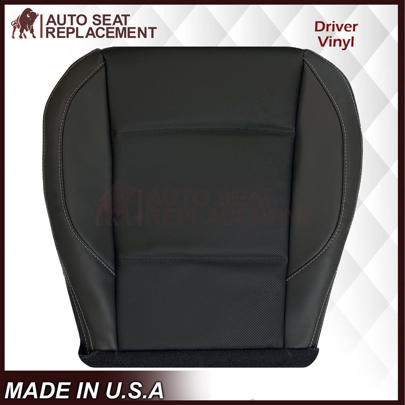 2018 - 2019 Subaru Outback LIMITED Front Bottom Replacement Seat Covers In Black - Auto Seat Replacement