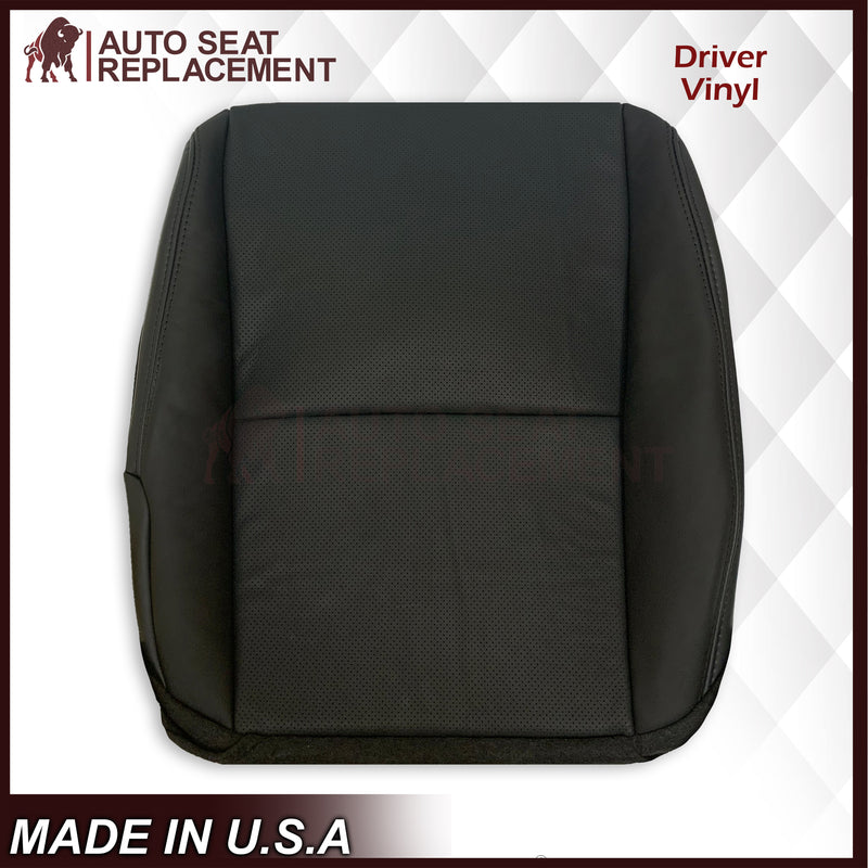 2004 Acura TL Driver Or Passenger Side Bottom Seat Cover in Black: Leather or Vinyl - Auto Seat Replacement