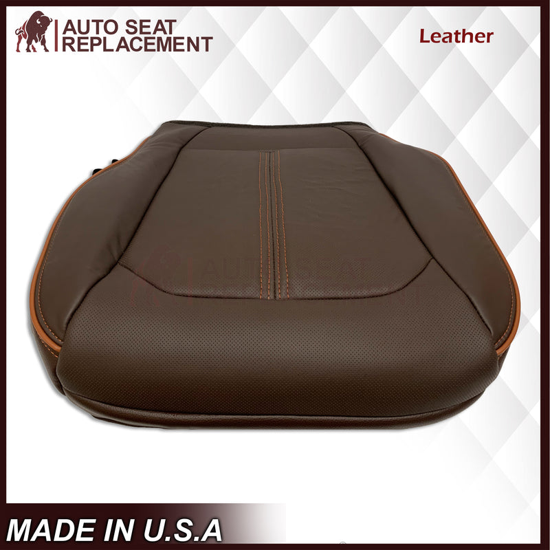 2017 - 2023 Ford F250 F350 King Ranch Leather Bottom Seat Cover In King Ranch - Auto Seat Replacement