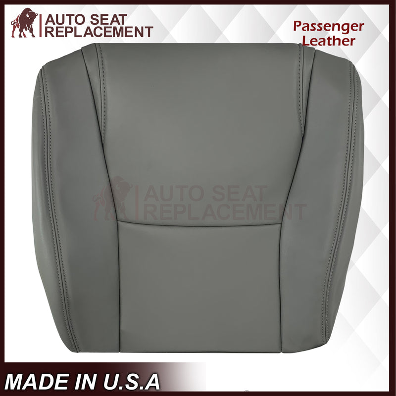2007 - 2013 Toyota Sequoia SR5 Driver OR Passenger Side Top and Bottom Replacement Seat Covers In Gray: Choose your material - Auto Seat Replacement