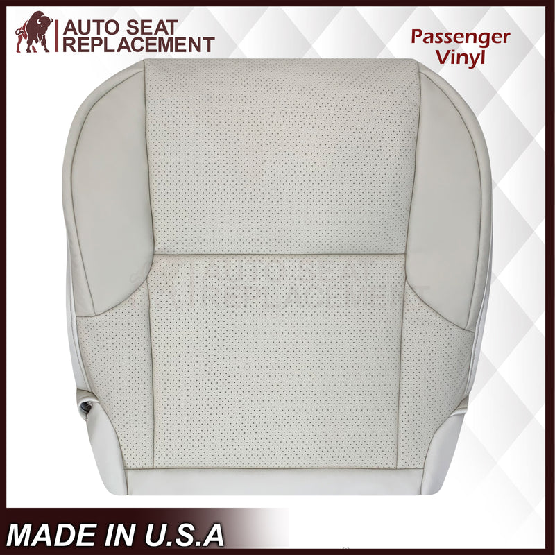 2010-2017 Lexus GX460 Replacement Perforated Synthetic Leather Seat Cover In Ecru “Off-White/Cream”