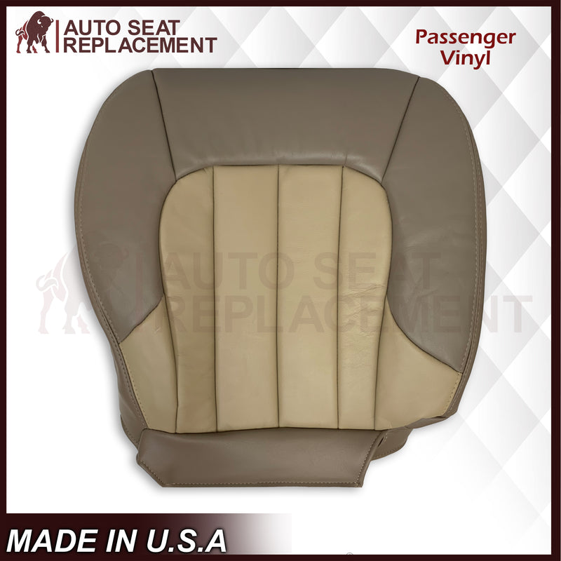 2004 2005 GMC Envoy SLT XL Bottom Replacement Seat Covers 2 Tone Tan: Choose your material - Auto Seat Replacement