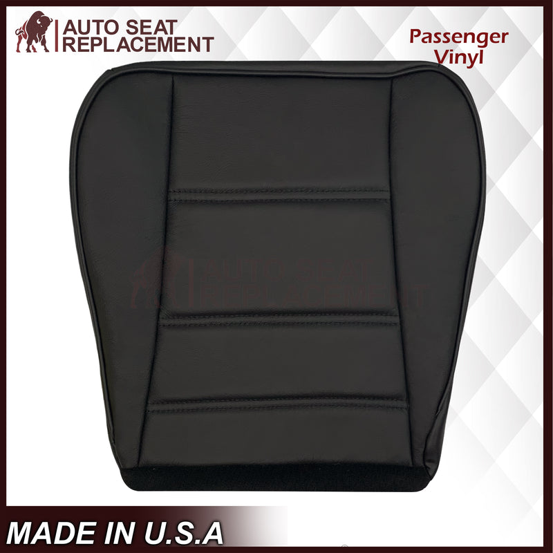 1999-2004 Ford Mustang V6 Replacement Seat Cover in Ebony Black: Choose From Variation - Auto Seat Replacement