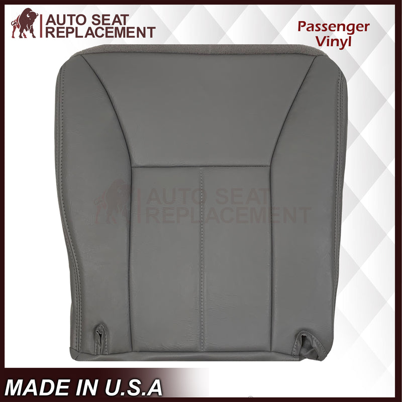 1998 1999 2000 2001 2002 Dodge Ram 1500 Base Work Truck SINGLE CAB Seat Cover in Mist Gray Vinyl - Auto Seat Replacement