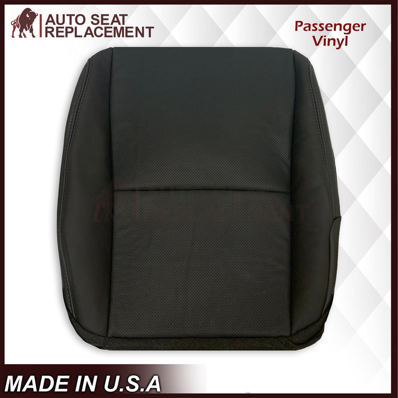 2004 Acura TL Driver Or Passenger Side Bottom Seat Cover in Black: Leather or Vinyl - Auto Seat Replacement