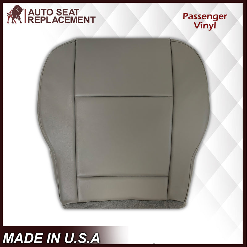 2015-2020 Ford Transit 150 250 350 Van Driver OR Passenger Side Bottom Vinyl Replacement Seat Covers in Gray: Choose Your Side And Position