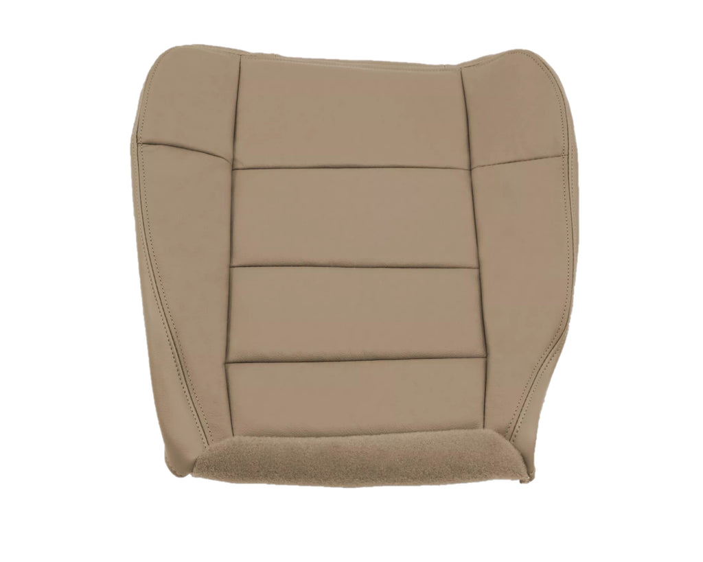 2001-2002 Ford F150 Lariat Crew Cab Seat Cover in Tan: Choose Leather or Vinyl - Auto Seat Replacement