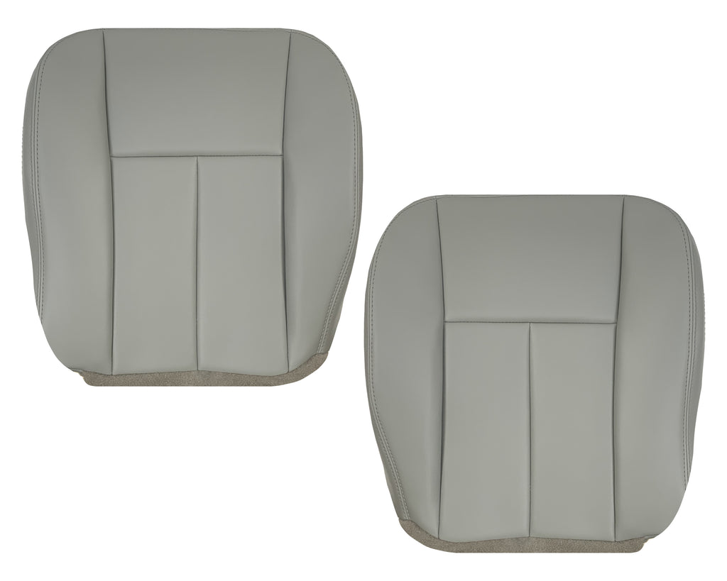 2005-2009 Chevrolet Trailblazer EXT LT Leather Replacement Seat Cover Gray - Auto Seat Replacement