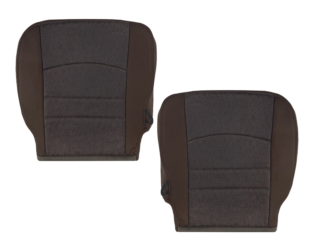 2013 - 2018 Dodge Ram 1500 2500 SLT Outdoorsman Bottom Cloth Seat Cover Brown - Auto Seat Replacement