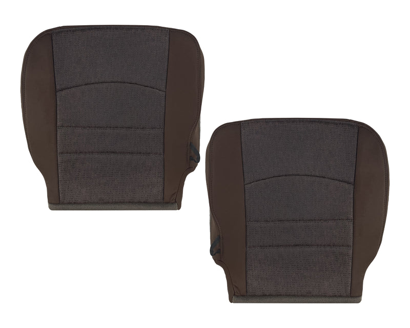 2013 - 2018 Dodge Ram 1500 2500 SLT Outdoorsman Bottom Cloth Seat Cover Brown - Auto Seat Replacement