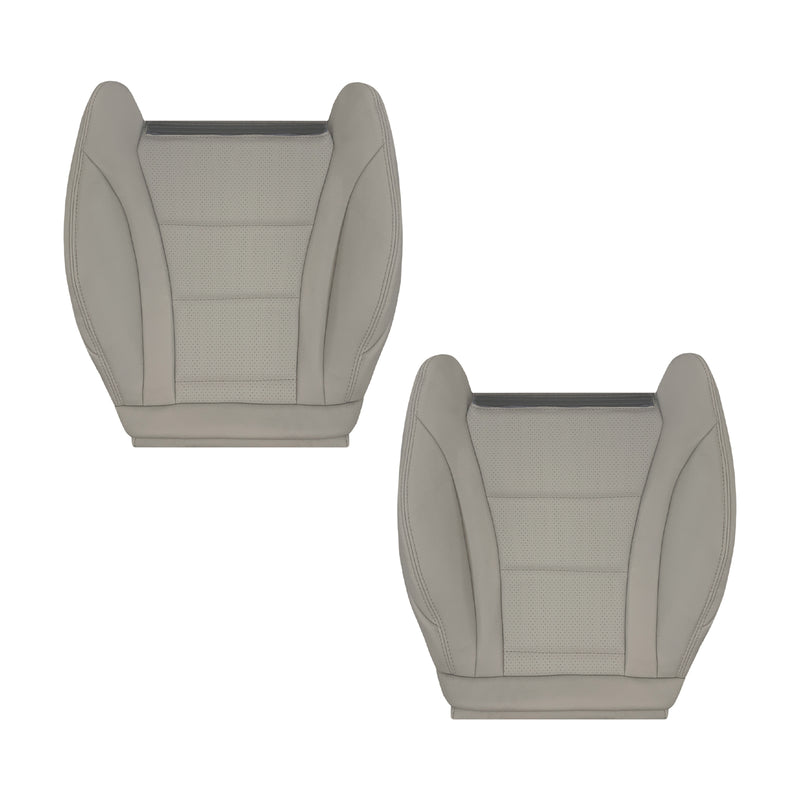 2016 - 2022 Mercedes Benz GLC Class C250, C300,C350 Driver OR Passenger Bottom Synthetic Leather Seat Cover in Light Gray