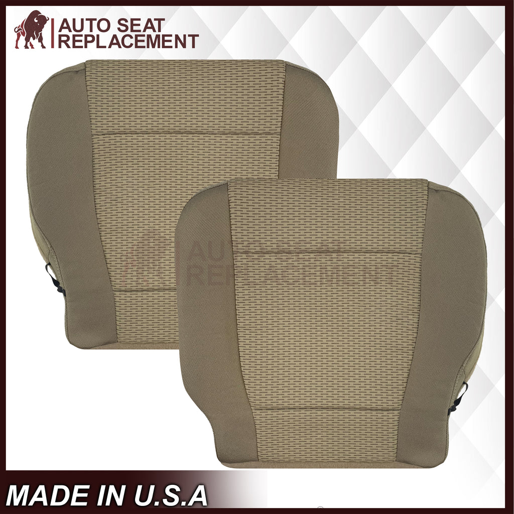 2017-2021 Ford F150 XLT TAN Cloth Seat Cover - Auto Seat Replacement