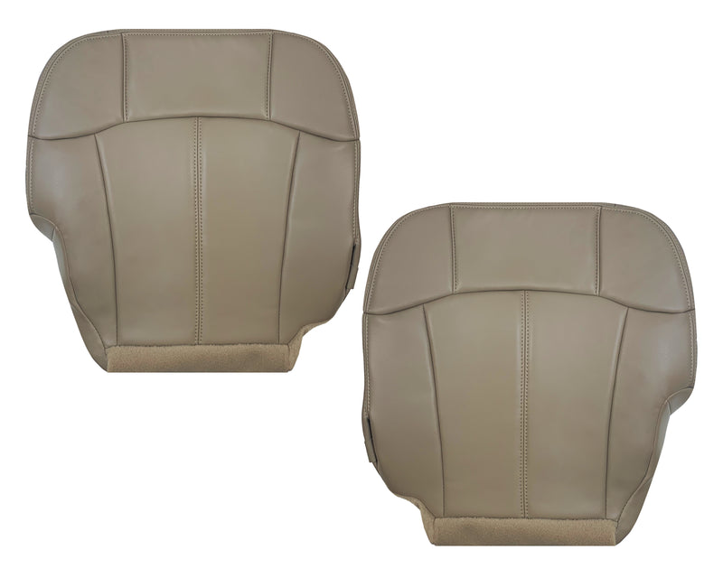 1999-2002 Chevy Silverado Seat Cover in Medium Neutral Tan: Choose From Variations - Auto Seat Replacement
