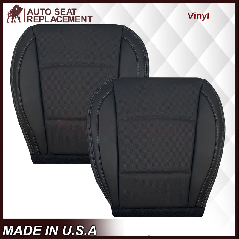 2015-2018 Subaru Outback Replacement Black Perforated Seat Covers: Choose Your Side - Auto Seat Replacement