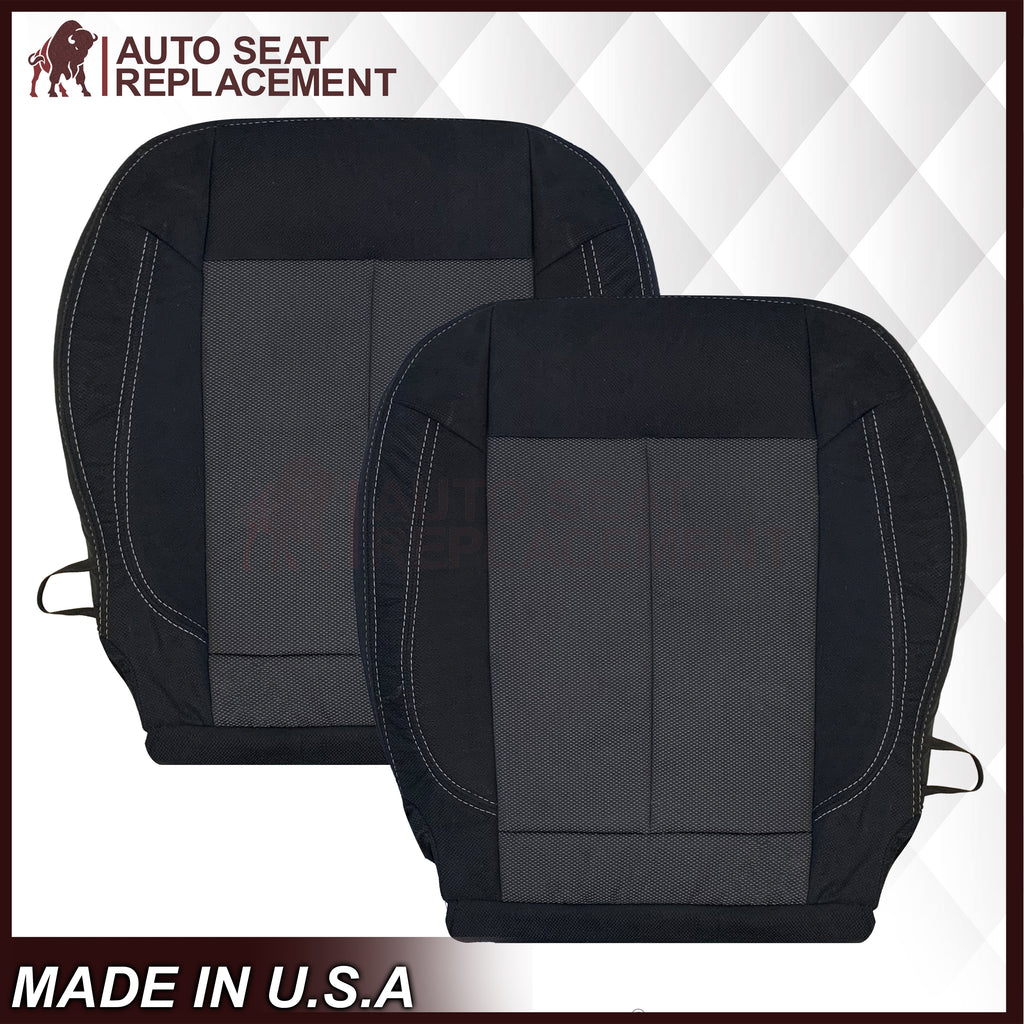 2006-2010 Hummer H3 Adventure Replacement Seat Covers in Black Cloth (Fabric): Choose from variants