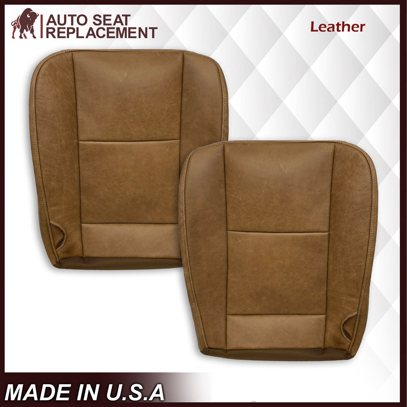 2002-2007 Ford F250 F350 King Ranch Replacement Raw Cowhide Genuine Leather OR Vinyl Front Seat Cover - Auto Seat Replacement