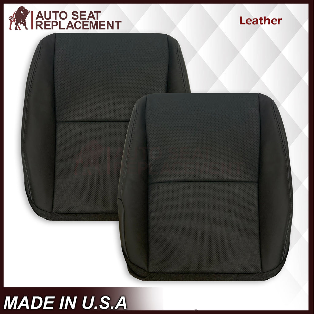 2004 Acura TL Driver Or Passenger Side Bottom Seat Cover in Black: Leather or Vinyl - Auto Seat Replacement