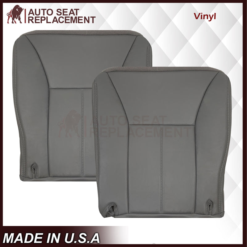 1998 1999 2000 2001 2002 Dodge Ram 1500 Base Work Truck SINGLE CAB Seat Cover in Mist Gray Vinyl - Auto Seat Replacement