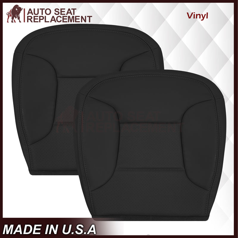 1992 - 1996 Ford Bronco Eddie Bauer Synthetic Leather Seat Cover In Black - Auto Seat Replacement