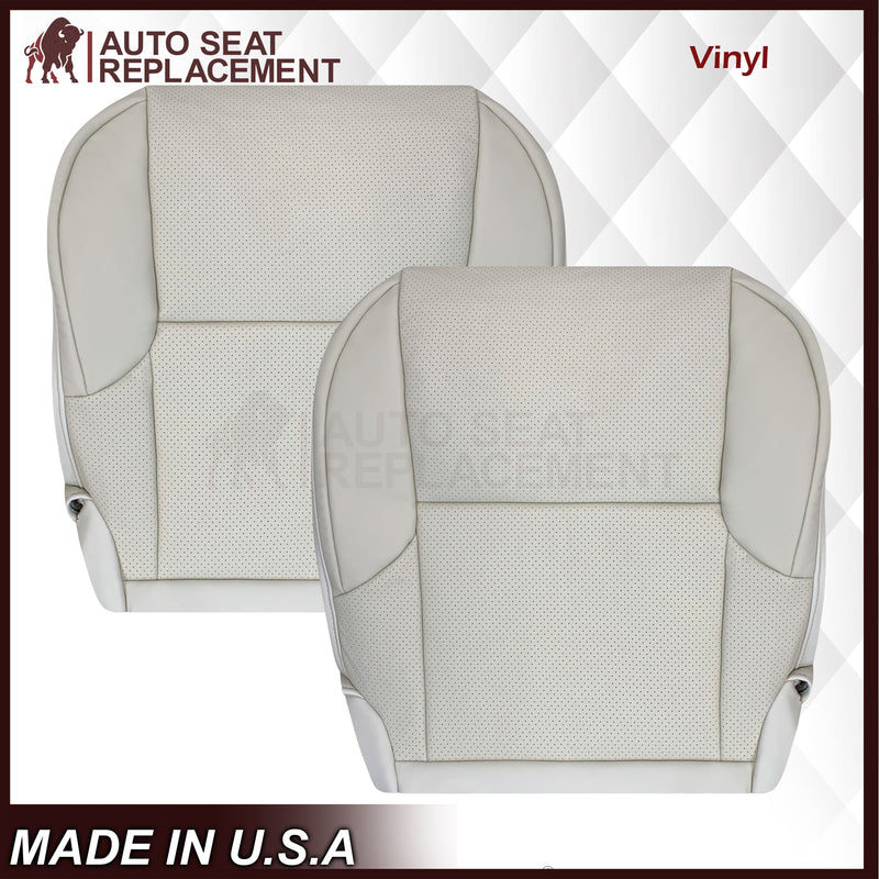 2010-2017 Lexus GX460 Replacement Perforated Synthetic Leather Seat Cover In Ecru “Off-White/Cream”