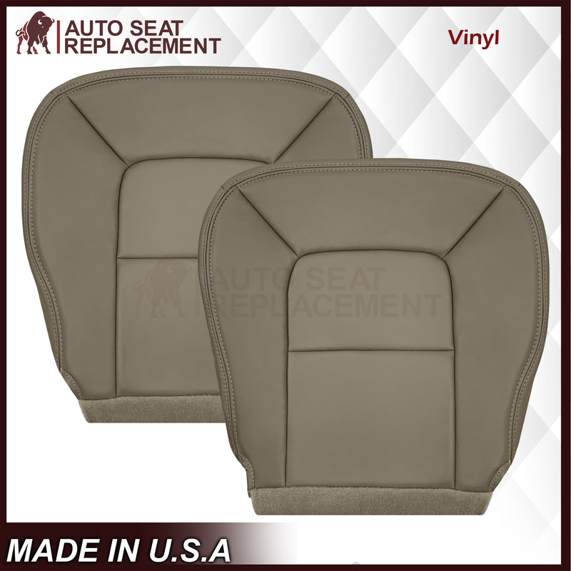 2000-2003 Dodge Durango SLT Replacement Bottom Seat Covers in Gray Vinyl: Choose From Variation - Auto Seat Replacement