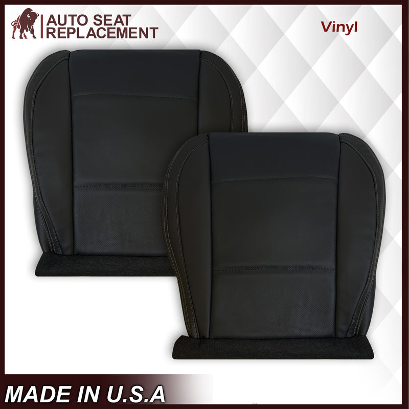 2015-2017 Subaru Outback Replacement Black Perforated Seat Covers: Choose Your Side