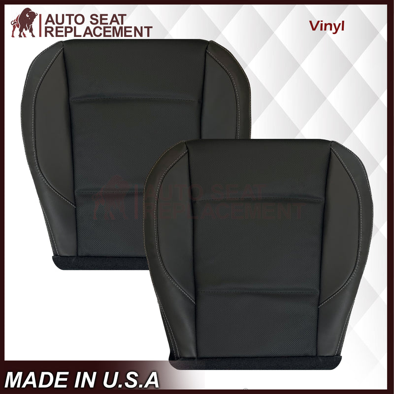 2018 - 2019 Subaru Outback LIMITED Front Bottom Replacement Seat Covers In Black - Auto Seat Replacement